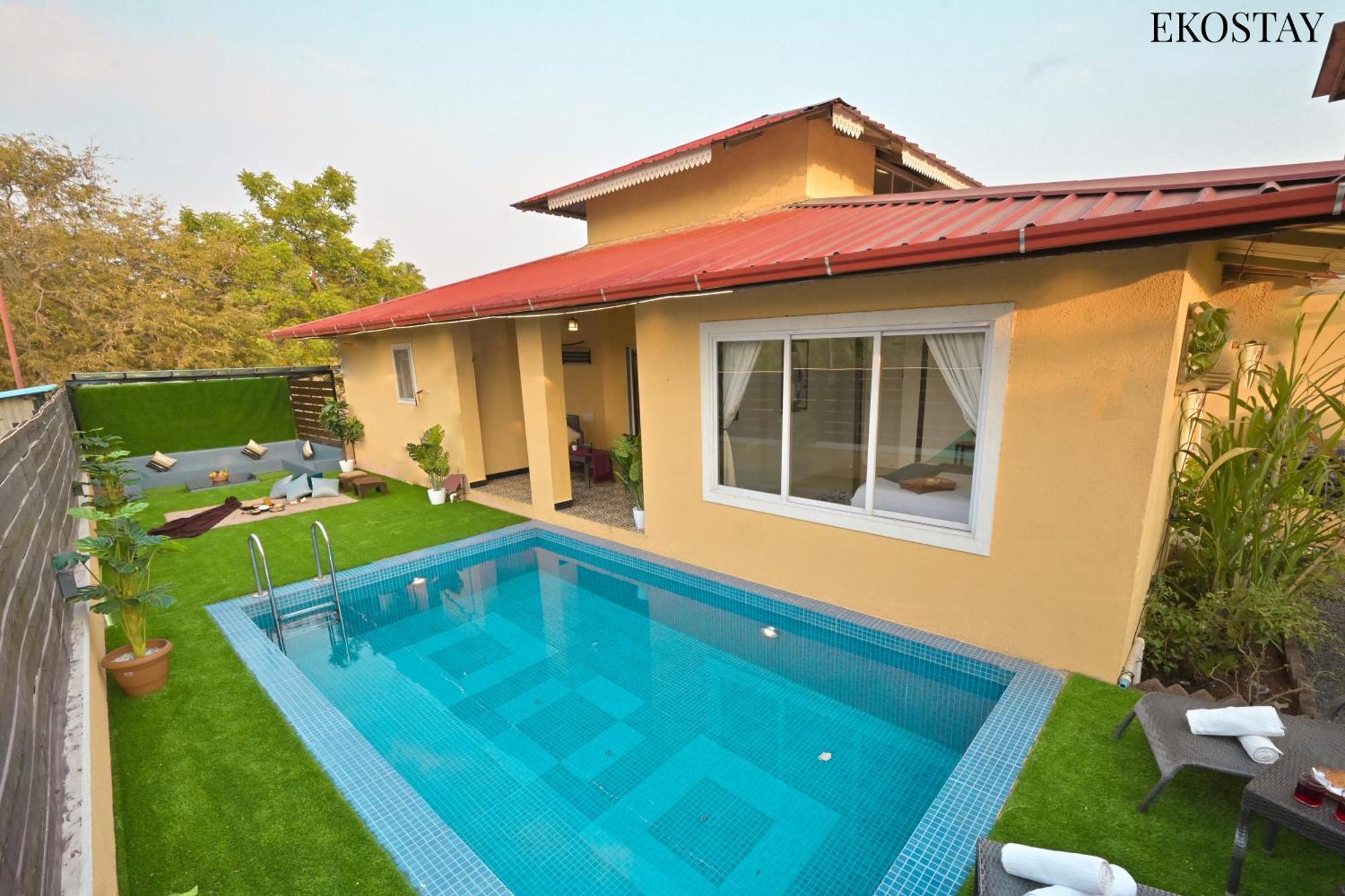 Ekostay - Pinewood Villa Alibág Kültér fotó